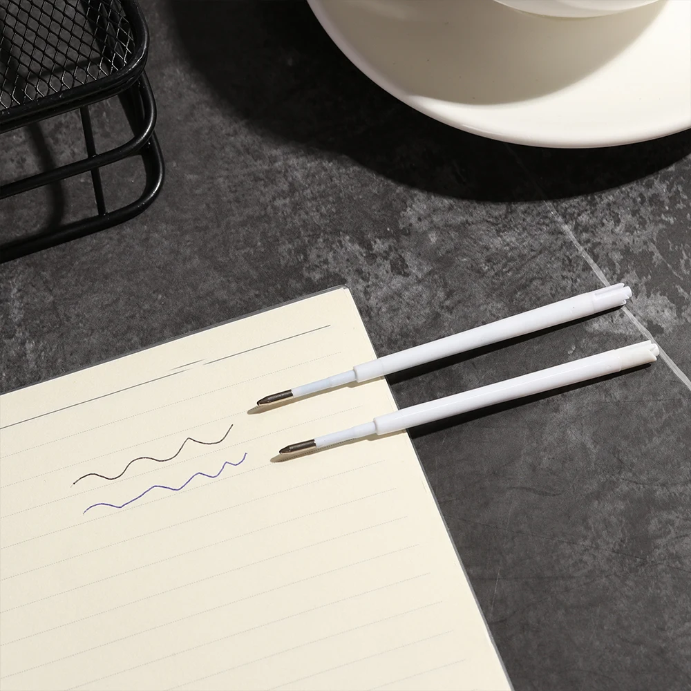 10/20/30/40/50 Ballpoint Press Pen Refill Smooth Replacement Pen Lead Signature Pen Plastic Large-capacity Pen Core Writing Tool 5