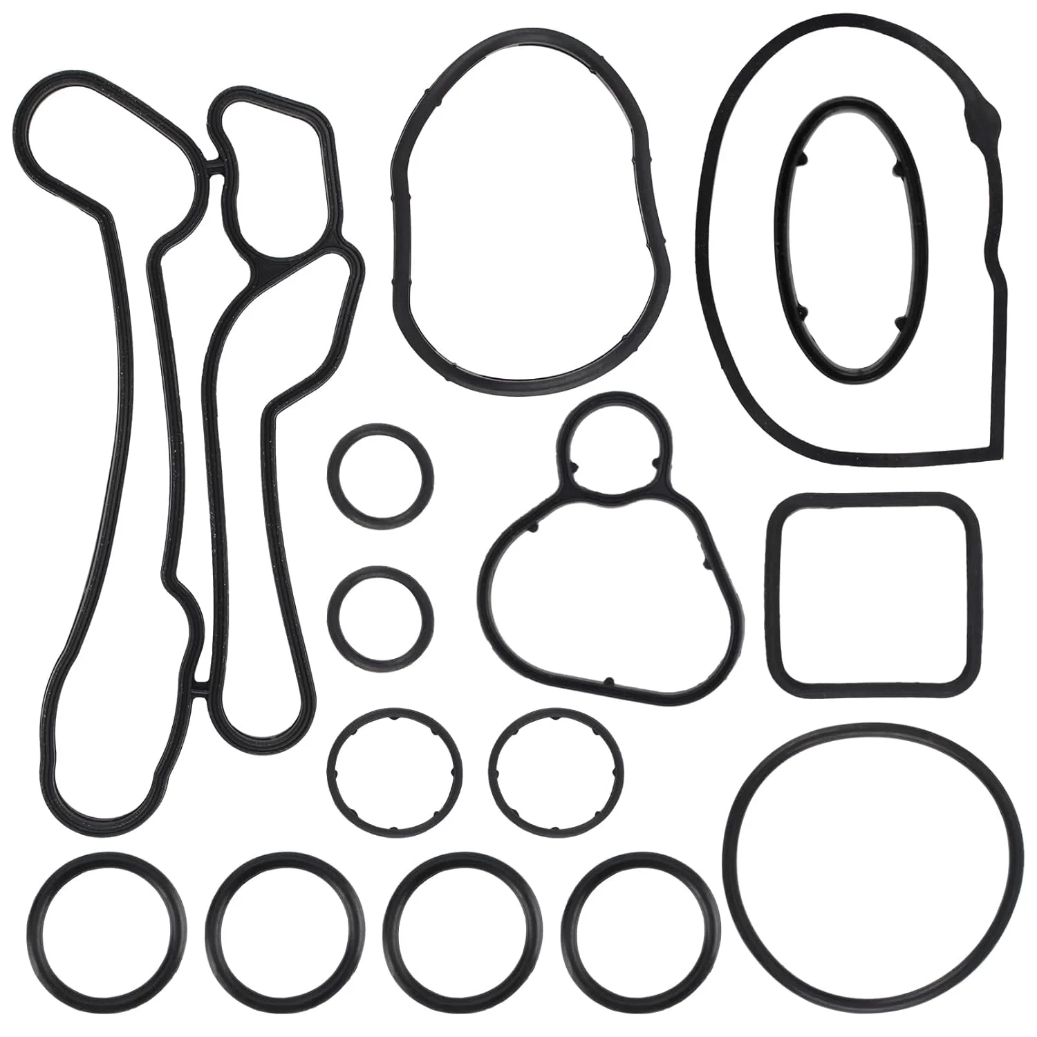 15pcs Oil Cooler Gasket Kit 55354071 For Chevrolet 1.8/2.0 Epica Cruze 1.8/1.5/1.6 0563-003