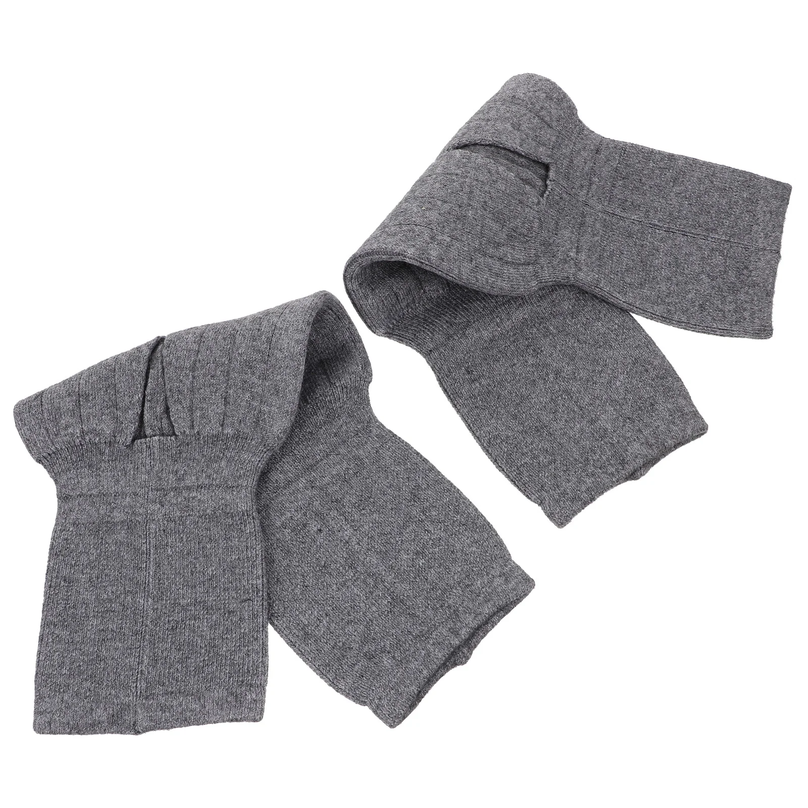 2 Pcs Cashmere Knee Pads Sleeves Soft Winter Brace Protection Cover Support Body Care