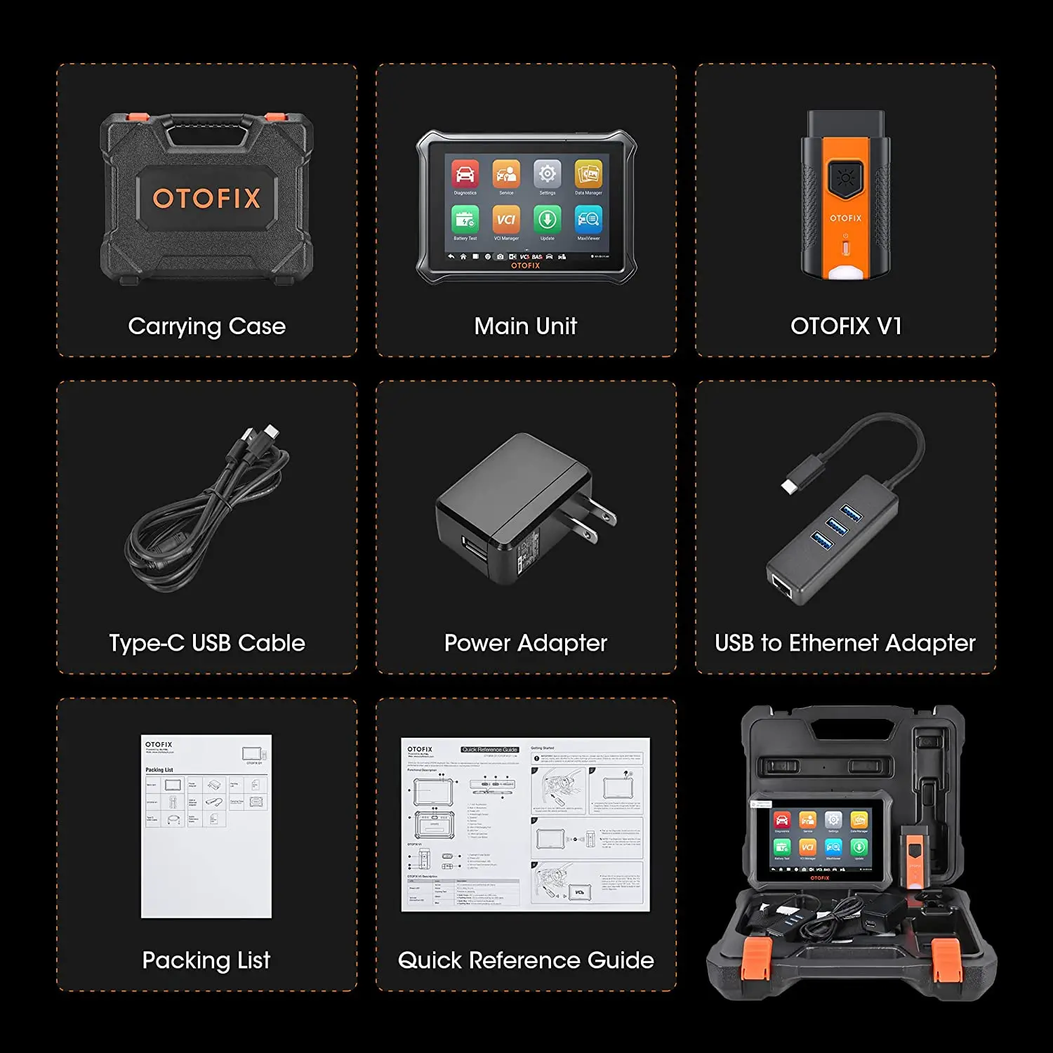 Автомобильный OBD2 сканер OTOFIX D1 Lite, 2-летнее обновление, двунаправленное управление, все системы, диагностический сканер FCA SGW CAN FD & DoIP (art.: 3920c268a58c4) - 3920c268a58c4