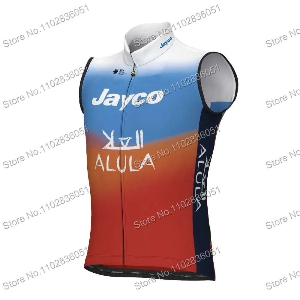 Jayco Alula 호주 사이클링 조끼 세트, 남성용 사이클링 저지, 민소매 키트, 여름 도로 자전거 세트, MTB 시클리스모 의류, 2024