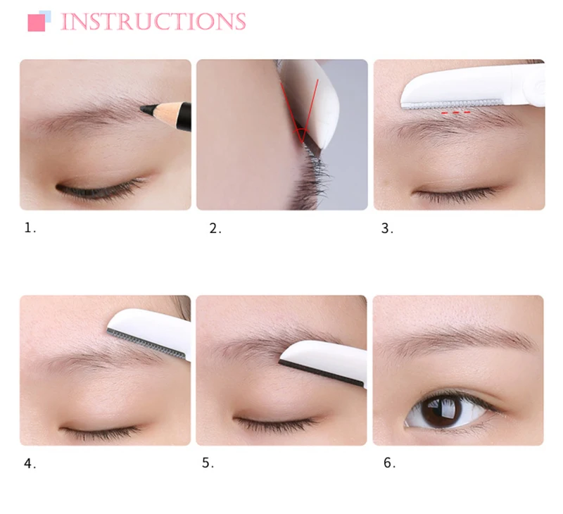 3Pcs/Set Eyebrow Razor,Facial Hair Remover Eyebrow Trimmer,Sharp Mini Makeup Knife Shaper Shaver For Women