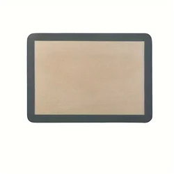 Multicolor Silicone Non - Stick Baking Mat - Reusable, Easy - Clean Oven Tray Liner - 42x29.5cm (Grey)