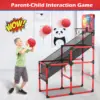 Kids Basketball Arcade: Electronic Score, 4 Balls, Indoor/Outdoor Game for Ages 3-12 2
