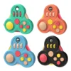 Cool Adults Fidget Pad Toy, Fidget Clicker Controller Desk Cube,Relief Stress ADHD,Sensory Gifts for Kids Teens Boys,Christmas 1