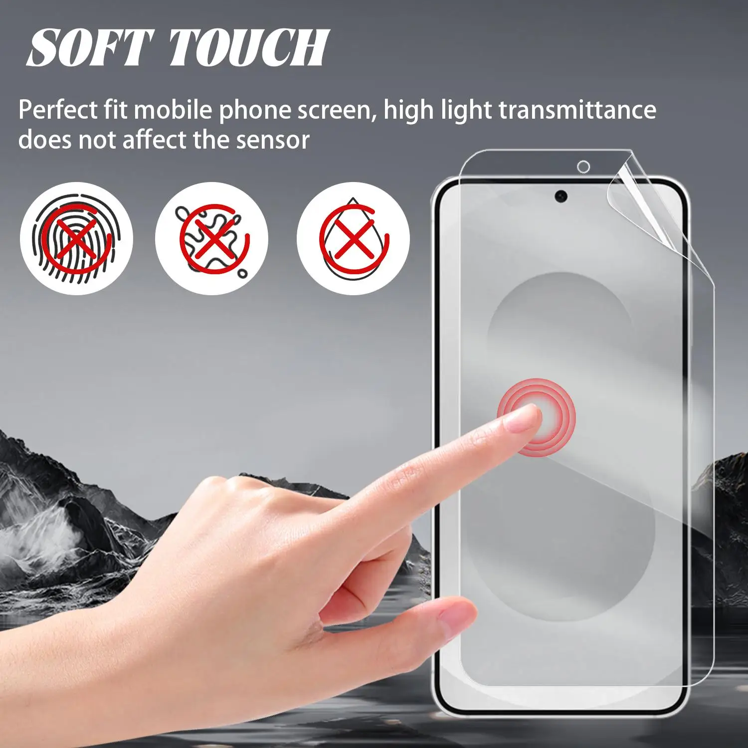 Hydrogel Electroplated HD Soft TPU Screen Protector Film
