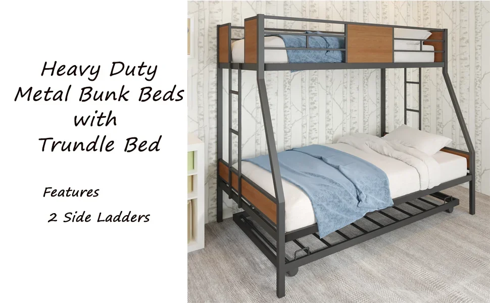 heavy duty metal bunk bed