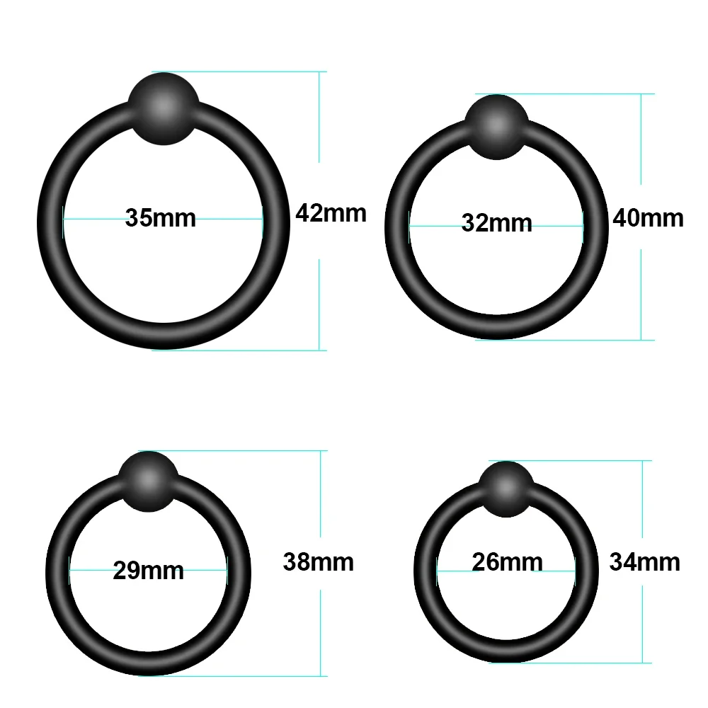 Adjustable Male Penis Ring Cock Rings for Men Penis Cockring High Elasticity Time Lasting Cock Ring Sex Toys for Male Couple 18+