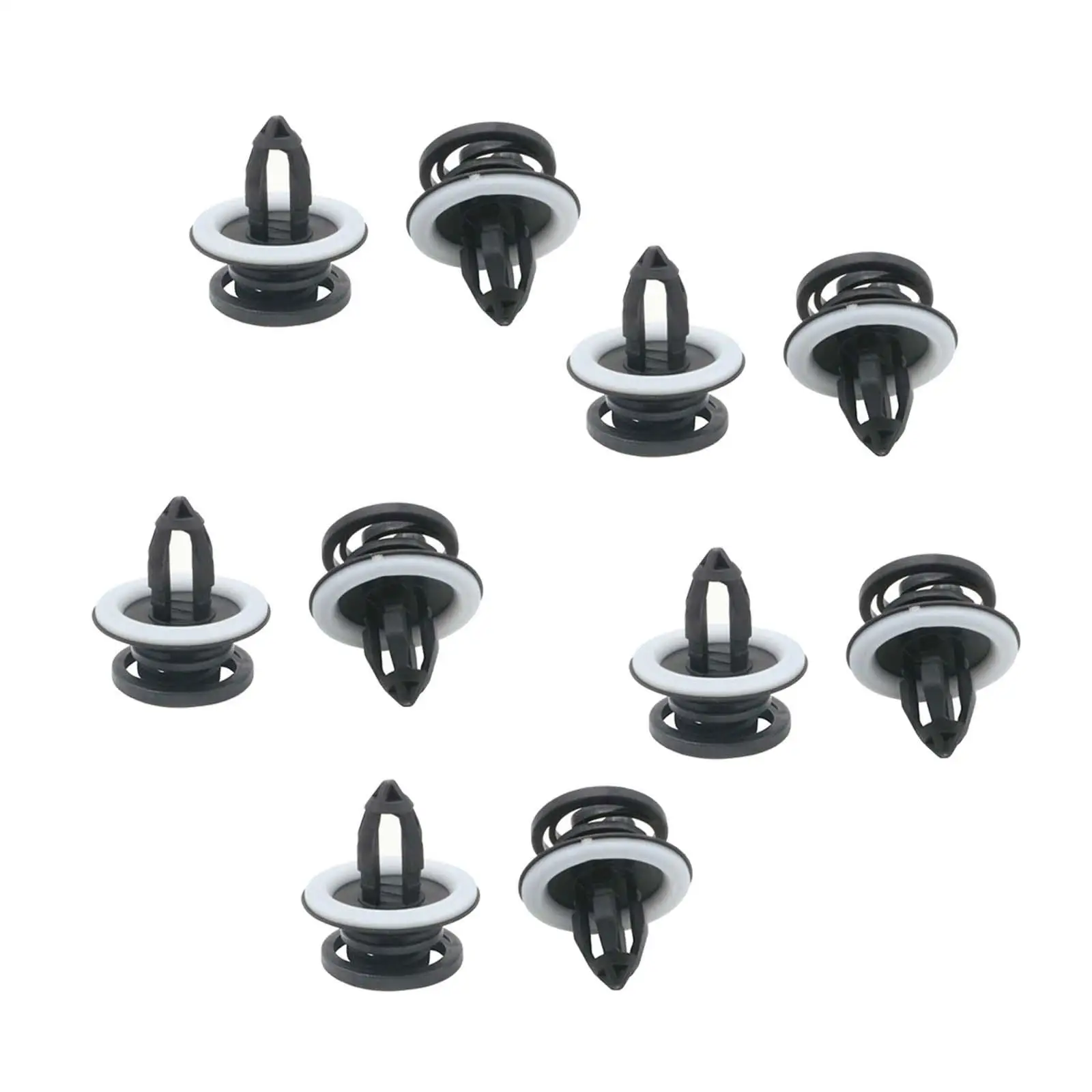 10 Pieces Interior Door Trim Panel Retainer 8E0-868-243 Black Nylon for Audi A3 A4 Repair Parts Easily Install Replacement