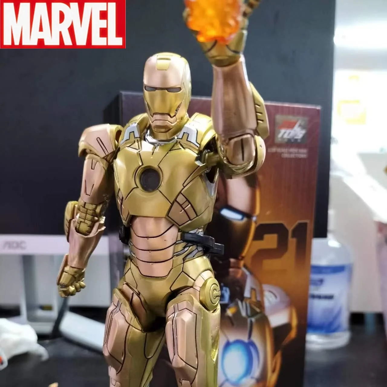 iron-man-mk21-mech-doll-marvel-avengers-hand-toy-model-official-authentic-decoration-cartoon-anime-birthday-gift-desktop-decorat