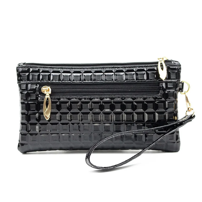 Fashion Women Wallets Mobile Phone Zipper Long Purses Handbags Card Holder Female Multi-function Wallet Ladies Clutch Bag