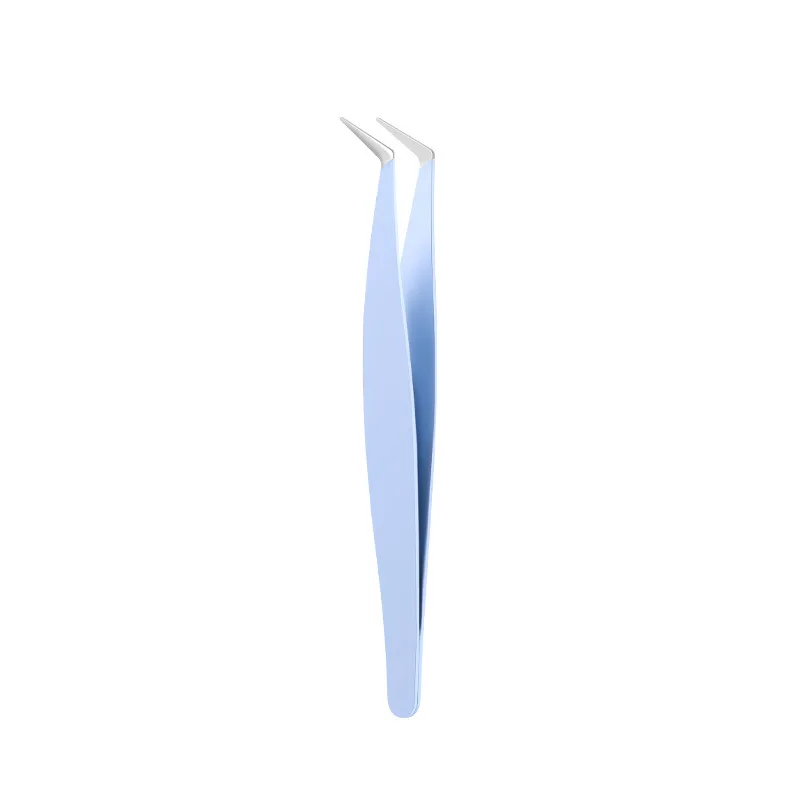 스테인레스 스틸 핀셋 스테인레스 스틸 접목 속눈썹 컬러 속눈썹 핀셋 메이크업용 고품질 인조 속눈썹 클립