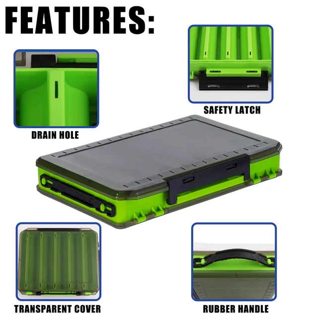 OUYALINE Large Storage Fishing Tackle Containers 3