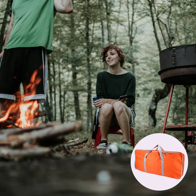 1 Db Barbecue Grill Tároló Táska Bbq Edények Hordozó Szervező Partira - Image 3