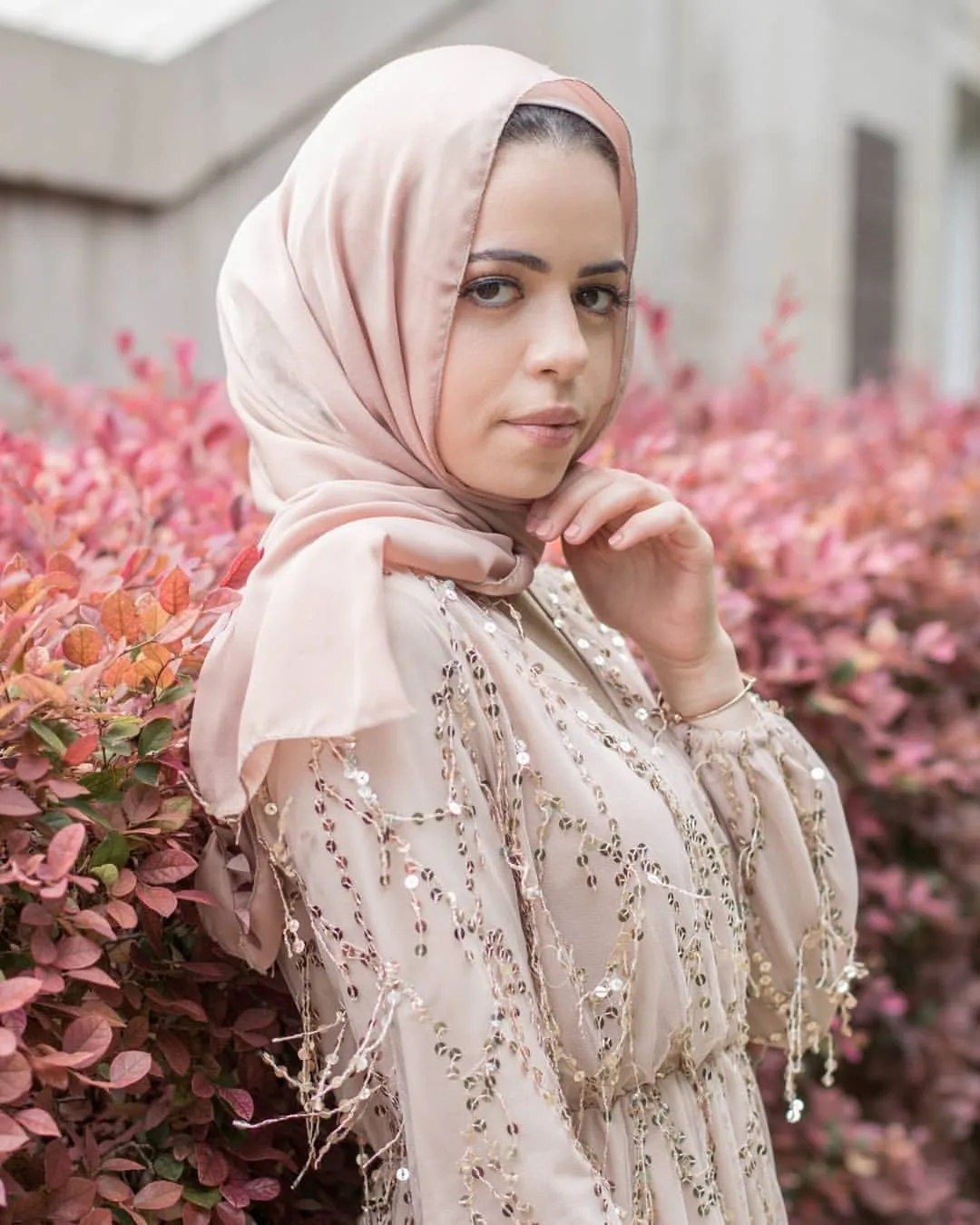 

Eid Ramadan Sequin Abaya Dubai Turkey Femme Musulmane Elegant Muslim Long Sleeve Top Moroccan Islam Abayas For Women Robe Kaftan