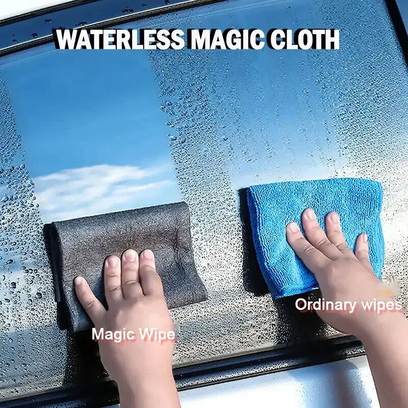 Thickened Magic Cloth Cleaning Cloth Tool No Trace Reusable Microfiber Washing Rag Glass Wipe Window Mirror Car No Watermark