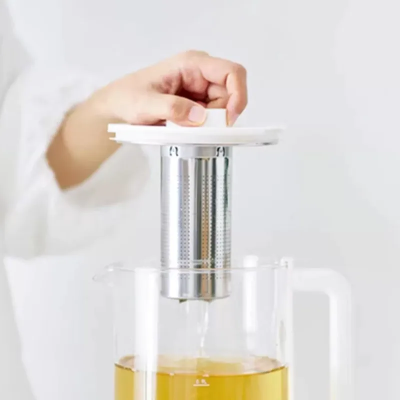 1.5L Electric Kettel Pear Pot Health Pot Small Office Multifunctional Household Glass Kettle Scented Tea White Rapid Heating 3