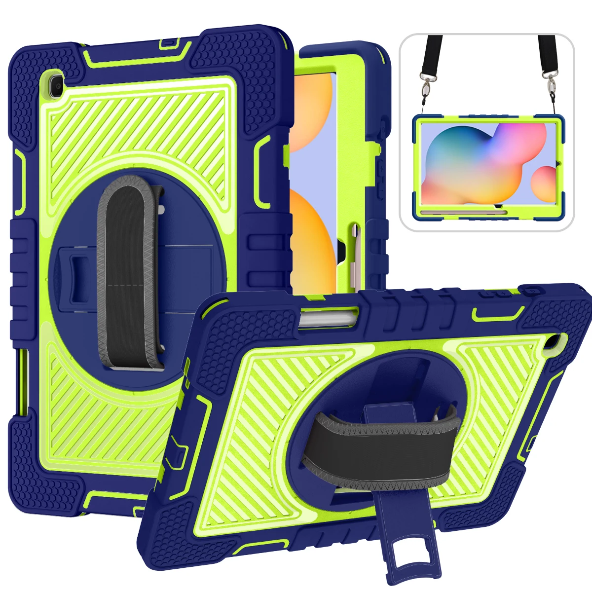 360° Rotating Kickstand Shockproof Cover for Samsung Galaxy Tab A 8.0/10.1 2019