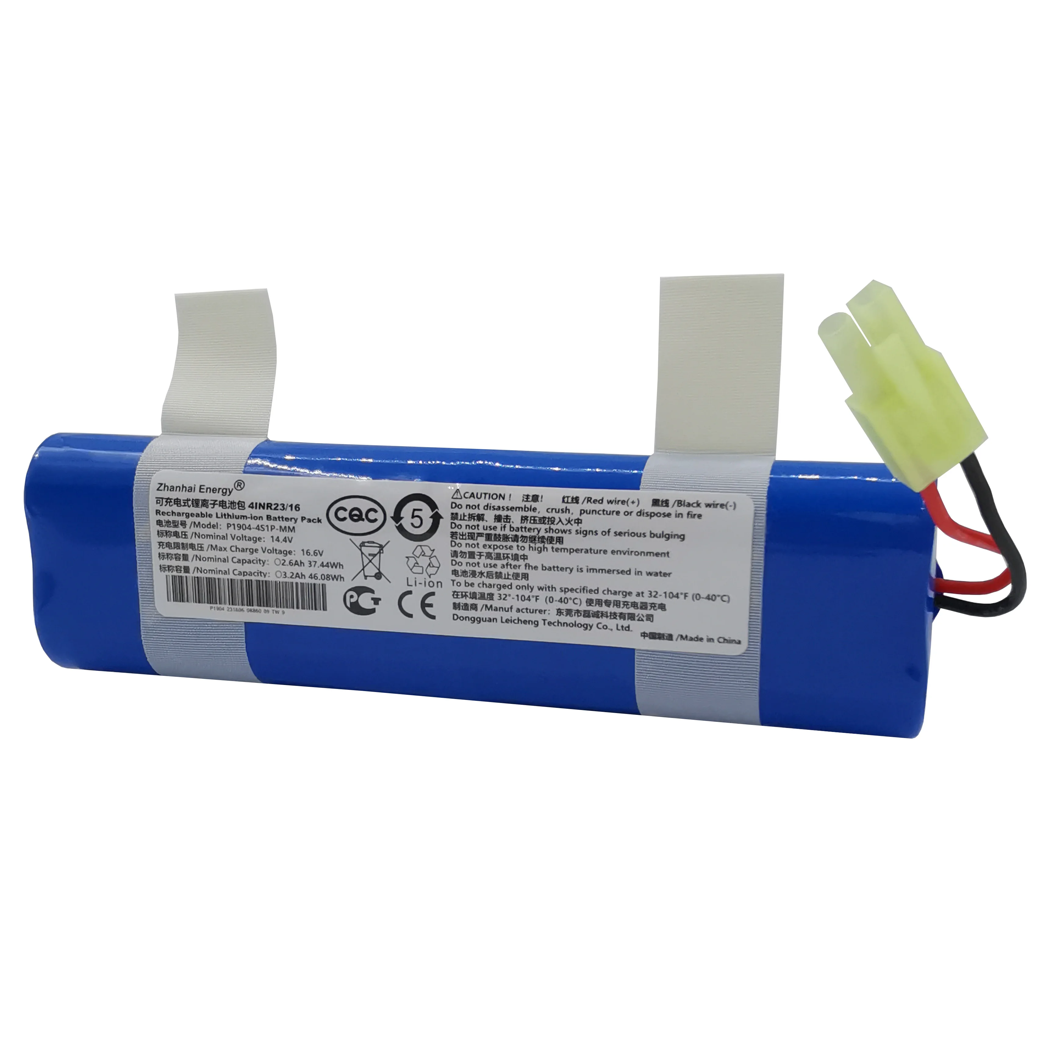 

14,4 V 14,8 V 3200mAh 2600mAh литий-ионный аккумулятор для подметания робота