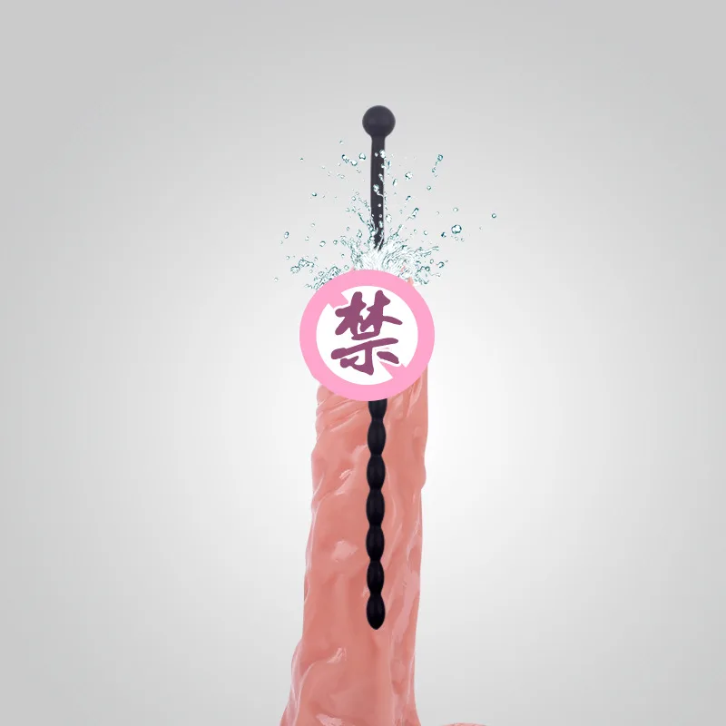 Penis Sex Toys Male Silicone Probe Tube Urethral Irritation Dilator Inserts Penis Plug Sounding Rod Catheter