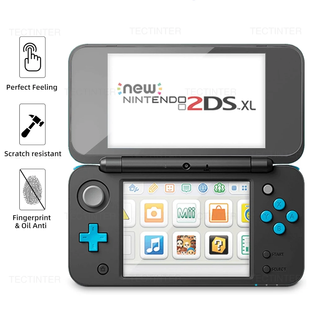 Tempered Glass Screen Protector for Nintendo 2DS XL
