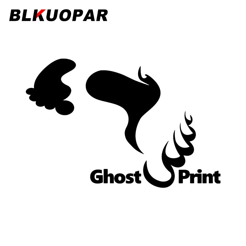 

BLKUOPAR наклейка на автомобиль с принтом призрака устойчивая к царапинам индивидуальная модная Солнцезащитная креативная наклейка забавные аксессуары для автомобиля фургона