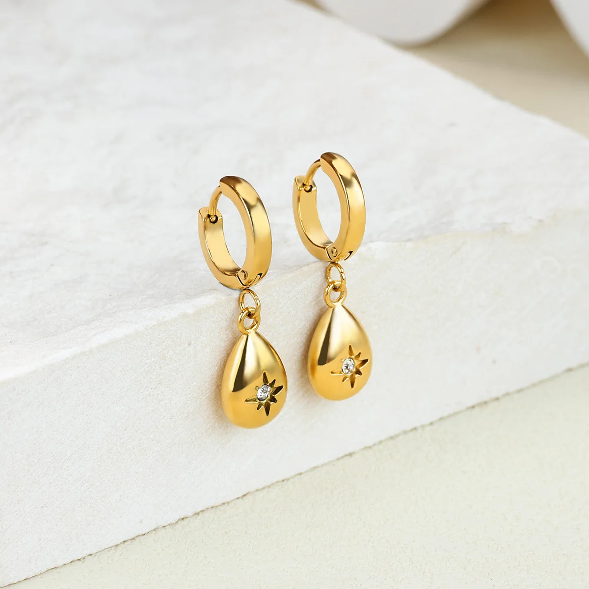 Stainless Steel Earrings Anti Fading for Women