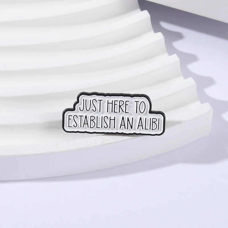 Lustige Zitate Buchstaben Emaille Pins WARUM SO SERIOUS Broschen Revers Abzeichen Kleidung Punk Schmuck Geschenk für Kinder Freunde – Detail 8