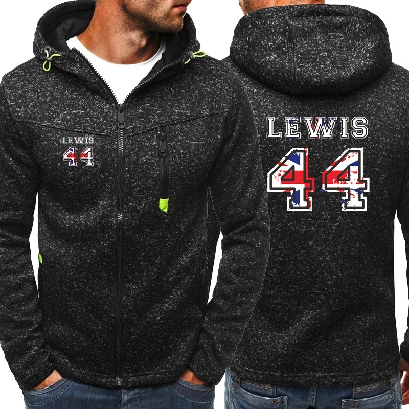Lewis Hamilton 44 Felpe Con Cappuccio Da Uomo Felpe Lewis Hamilton Man Jacquard Felpa Con Cappuccio F1 Giacche In Pile Da Uomo Felpa Con Cerniera Con 