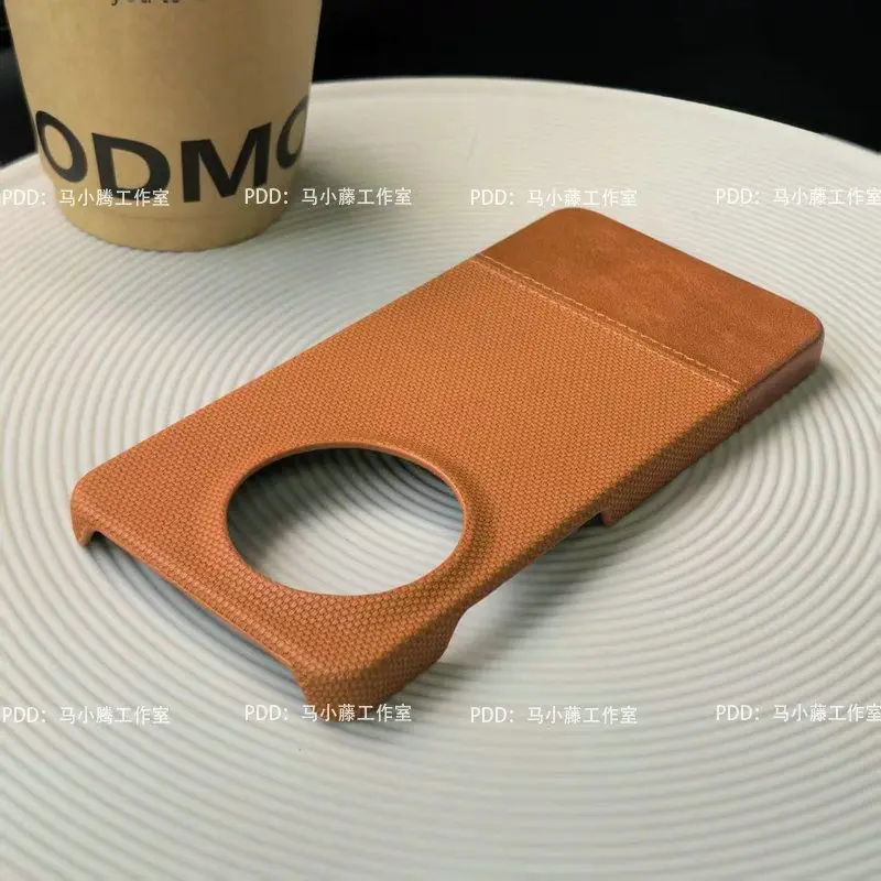 Luxury PU Leather Hard Back Cover - Shockproof Bumper Case