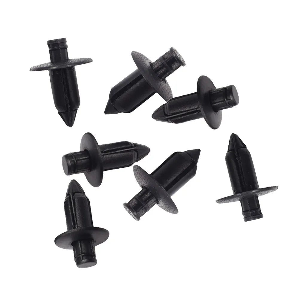 20x Car Plastic Fairing Rivet Setting Panel Fastener Clips 4 Size Mix Push Pin Auto Fastener 6mm 7mm 8mm Interior