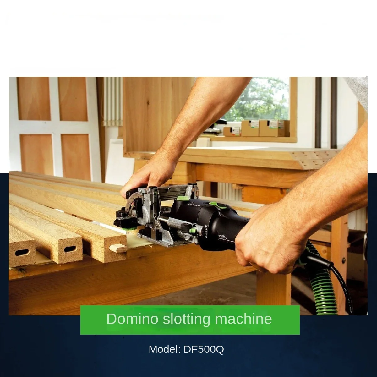 

Slotting Machine Electric Woodworking Puzzle Tenoning Machine Df500 Millet Solid Wood Mortise