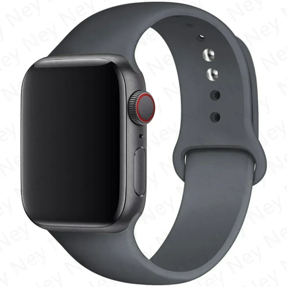 Sport Silicone Band for Apple Watch - Soft Rubber Bracelet Strap