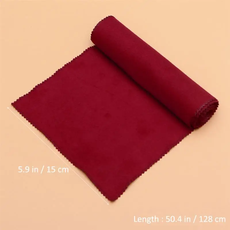 Description Picture 4 of itemPiano Keyboard Cover 127*15CM Key Cover Cloth Red Piano Anti Dust Cover for Cleaning Care and Protection