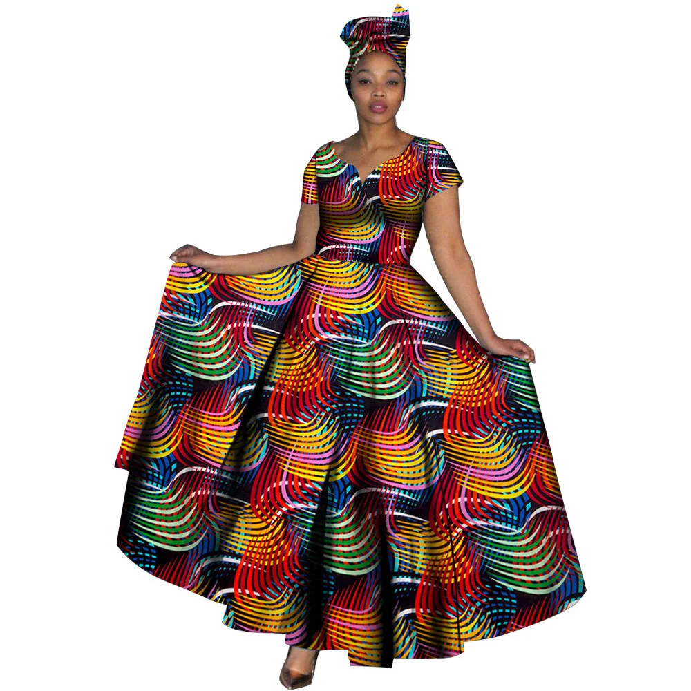 Afro Vestidos De Tecido E Capulana Dress Vestido Longo Afro
