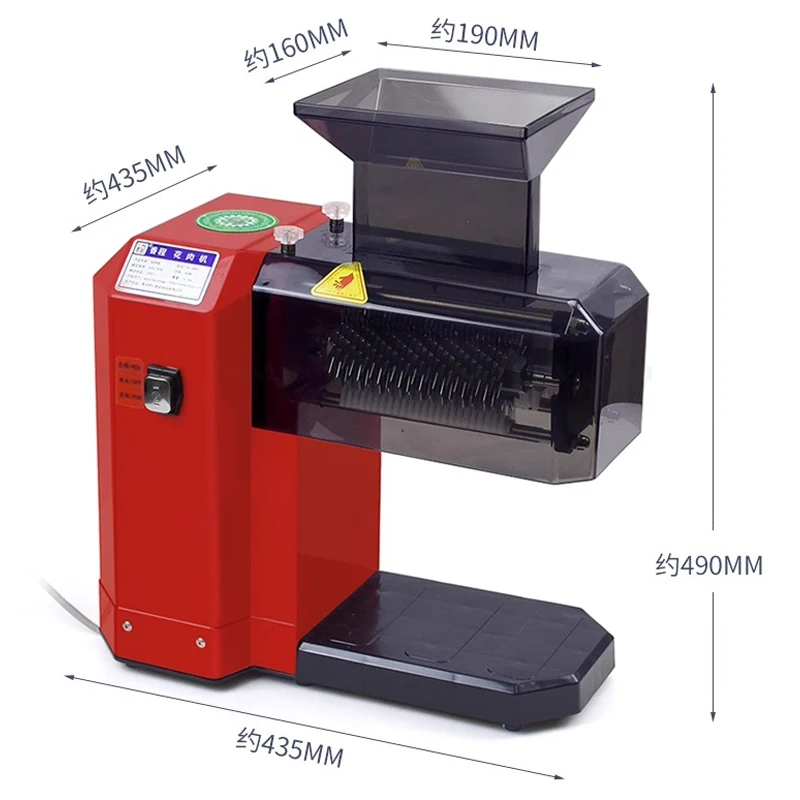 Electric Meat Tenderizer Commercial Pork Chop Tenderizer Machine 220V Steak Beef Fresh Meat Tenderizing Softer Machine 5