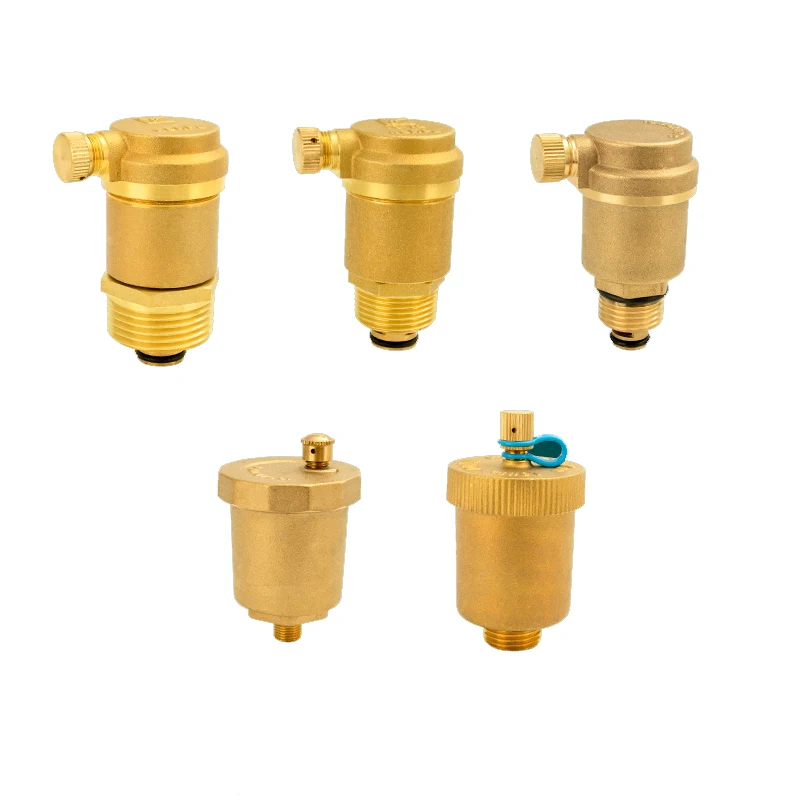 Válvula de Ventilação de ar Automático Tubulação de Água ar Condicionado Aquecimento Válvula de Ventilação de ar Bronze 1
