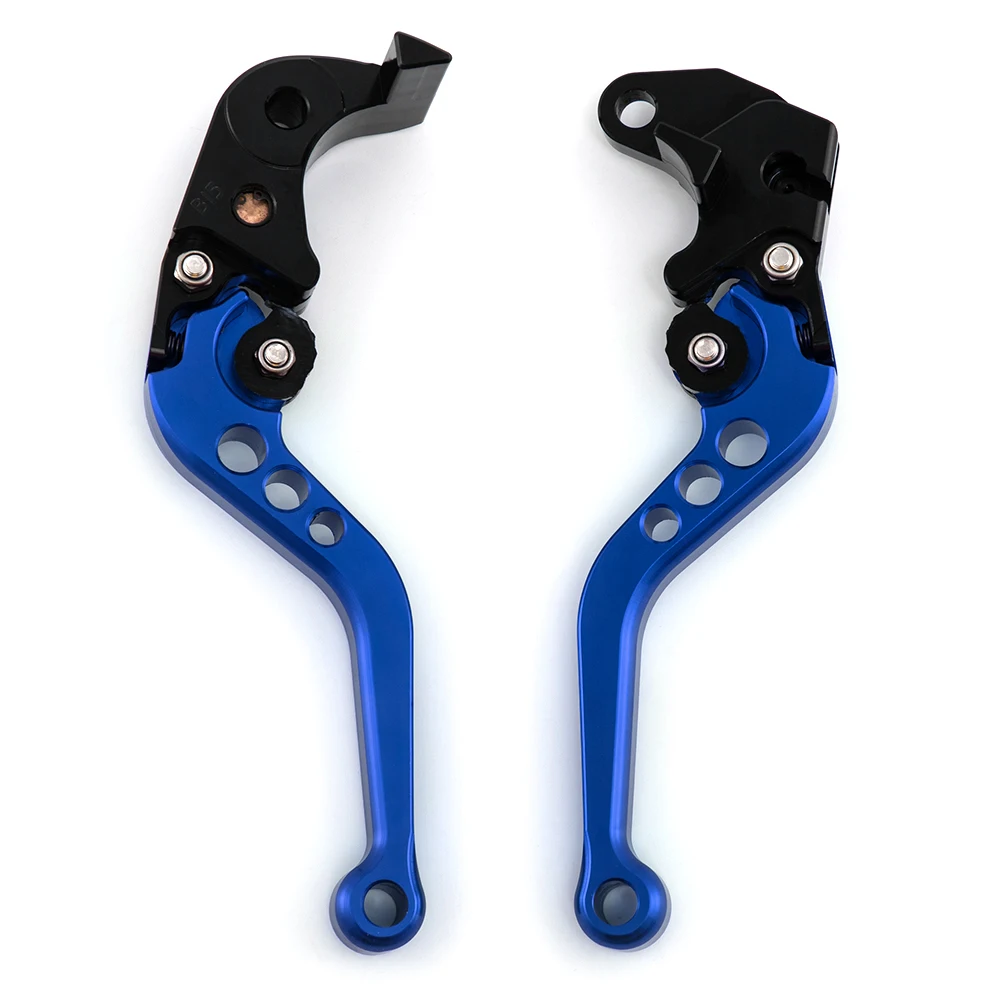CNC Brake Levers GZYF Short Brake & Clutch Lever Set For Suzuki GSXR 600/750 /1000 Short Brake Clutch Levers Suzuki GSXR CNC Aluminum - Foto 5