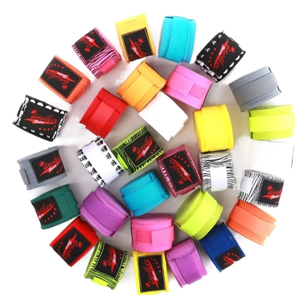 Boxing Accessories 5M Boxing Straps Elastic Cotton Hand Guards Straps Protect 2 Rolls Bandages Wrapped Kick boxing bandages
