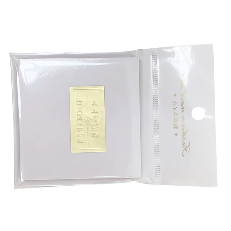 

50 Sheets Disposable Thickened Nails Paper for Manicure Convenient and Efficient