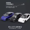 1:32 Tesla Model Y Pull Back Sound and Light Simulation Alloy Car Model Children's Toy Car Ornament Alloy Car Model 5