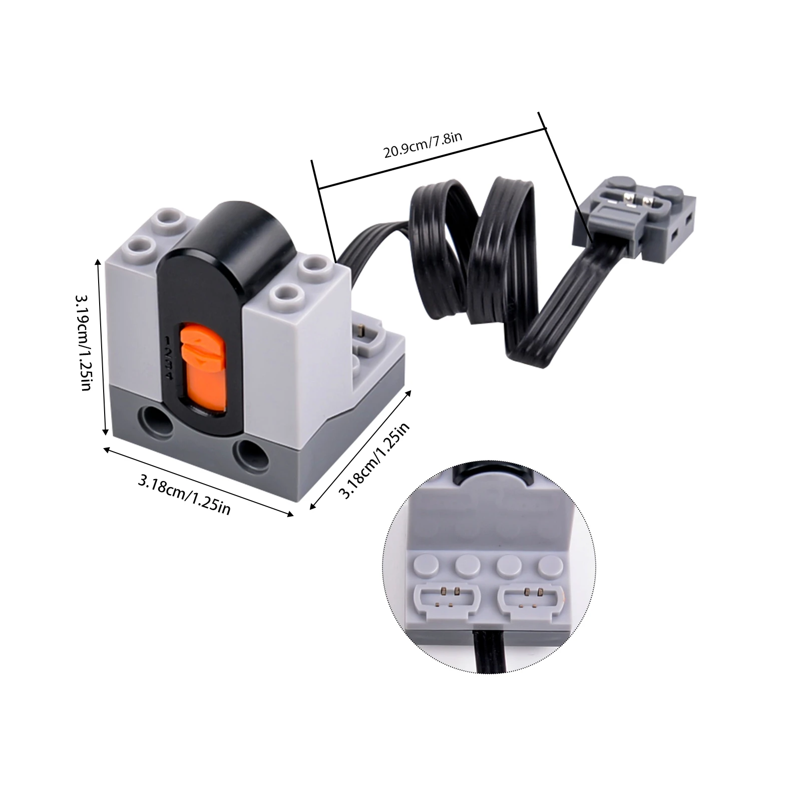 M/L Motor Technology PF Blocks Power Function Extension Remote Control RC Building Block Parts For Car Robot Modified DIY Toys