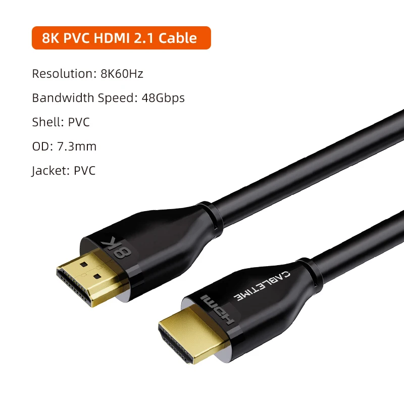 Ultra High-Speed 8K HDMI Cable - 48Gbps for Enhanced Video Quality