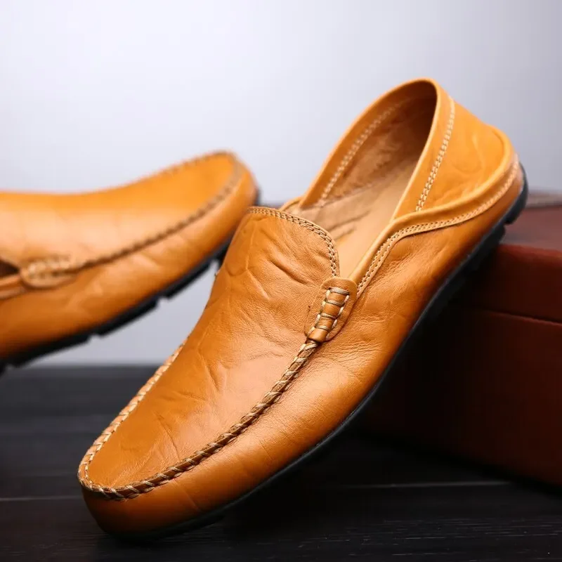 

Men Loafers Leather Shoes For Men Casual Shoes Moccasins Breathable Sneakers Men Driving Shoes Comfort Flats