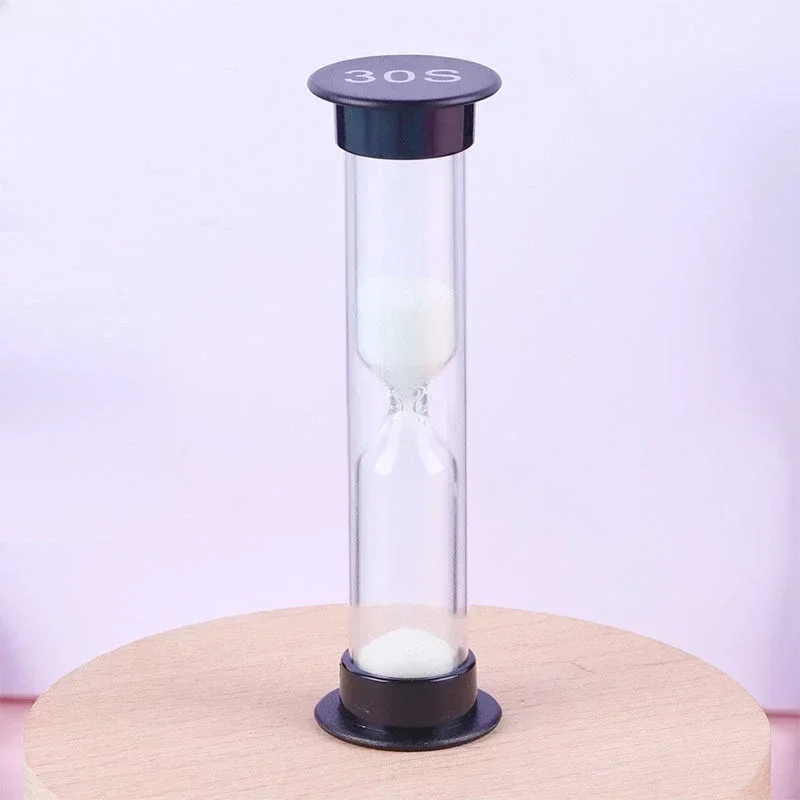 Sand Timer Liquid Hourglass Timer Colored Hourglass 6/1 Pcs/Set Hourglass 30S/1/2/3/5/10Minutes Sand Timer Sand Clock Desktop Ornament Watch Children Kids Gift Home Decoration