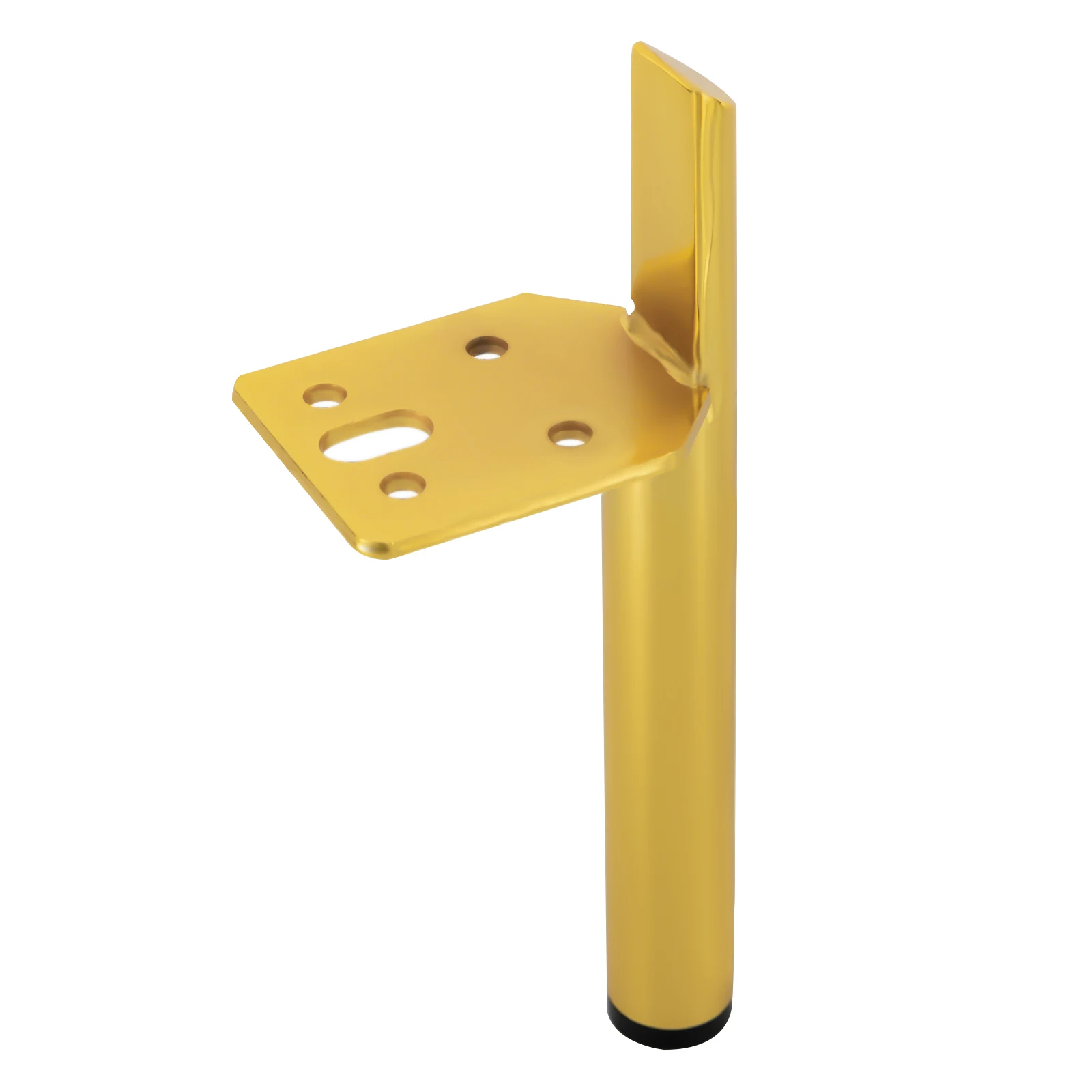 4er-Pack gold-/schwarze Möbelbeine aus Metall, 5,9 Zoll Möbelstützbein, 300 kg Tragfähigkeit, jeweils einfache Installation mit vorgebohrten Löchern – Detail 19