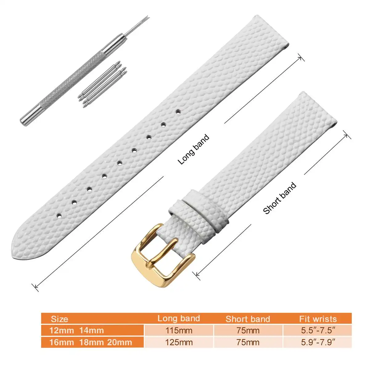 ANNEFIT Siliconen horlogebandjes voor heren en dames, snelsluiting