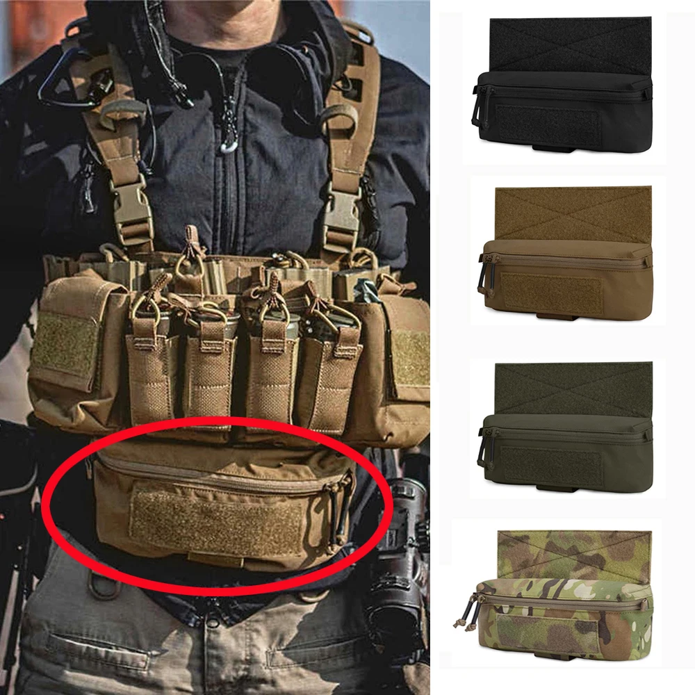 Tactical Vest Dangler Drop Pouch Mini Abdominal Dump Drop Pouch Fanny