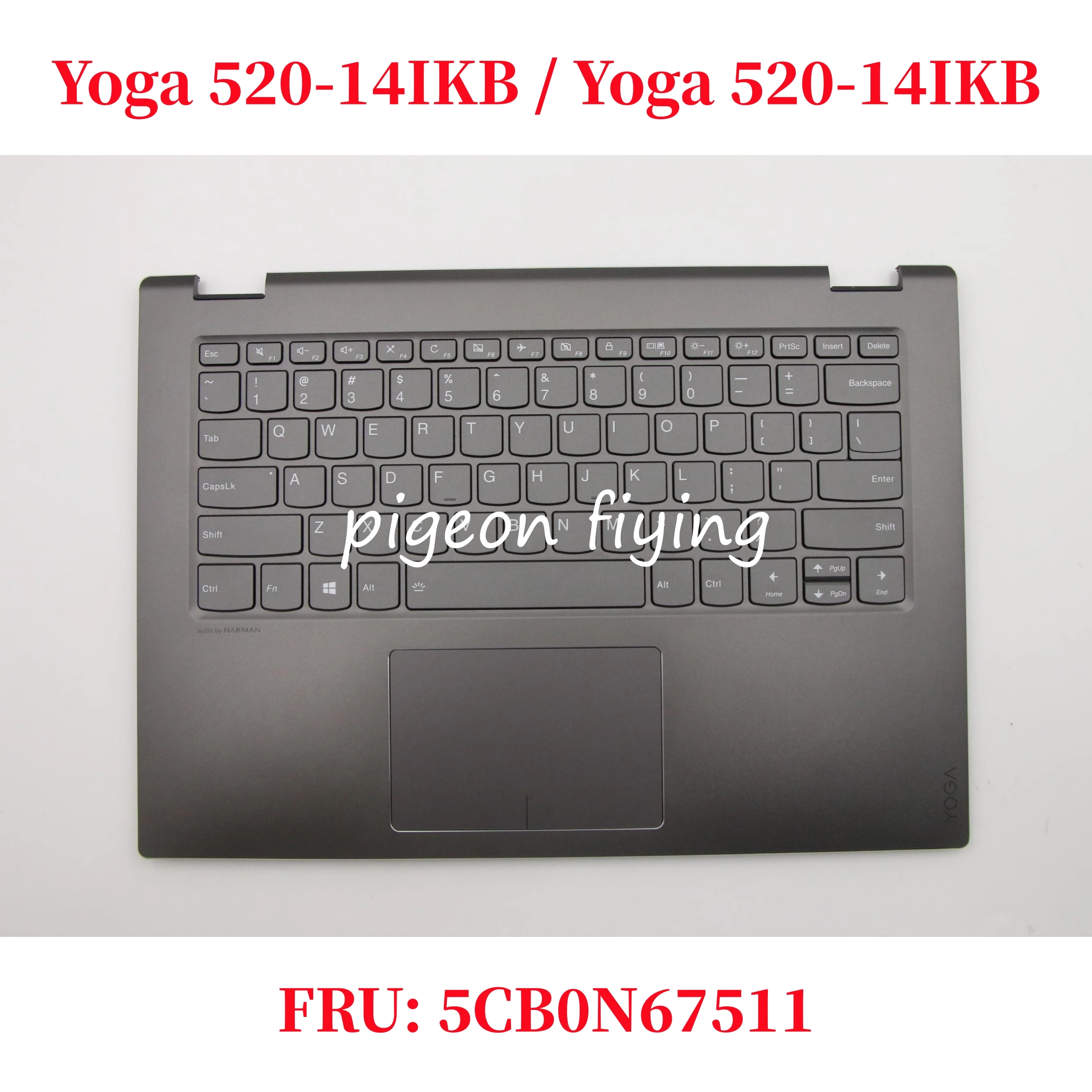 Per Lenovo Ideapad Yoga 520-14Ikb / Yoga 520-14Ikb Tastiera Per Computer Notebook Fru: Muslimah