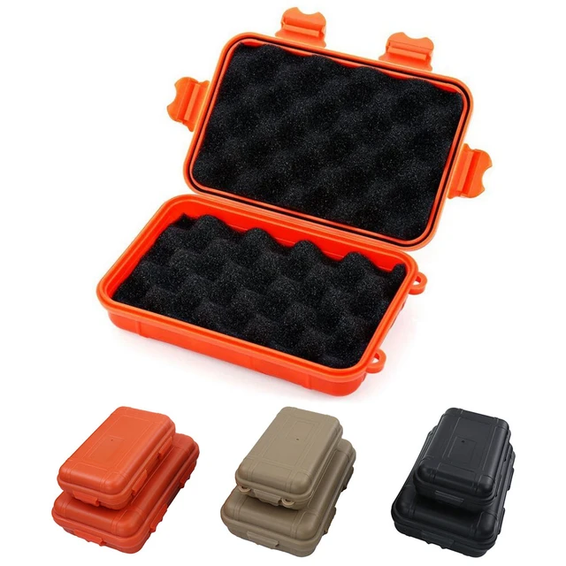 Outdoor Waterproof Case Portable Shockproof Storage Boxes Survival